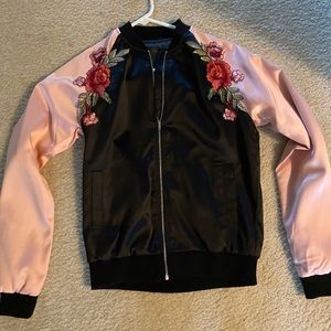 Satin bomber Jacket